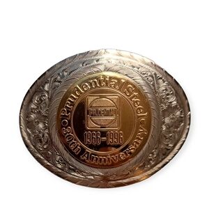 Vintage‎ Prudential Steel Buckle belt